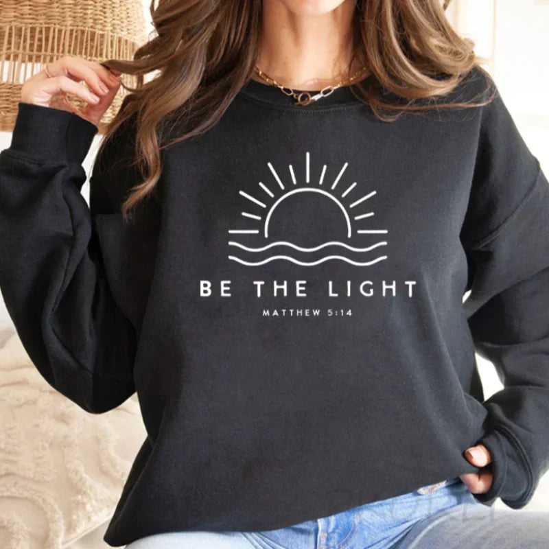 Sudadera "Be The Light" | Selene