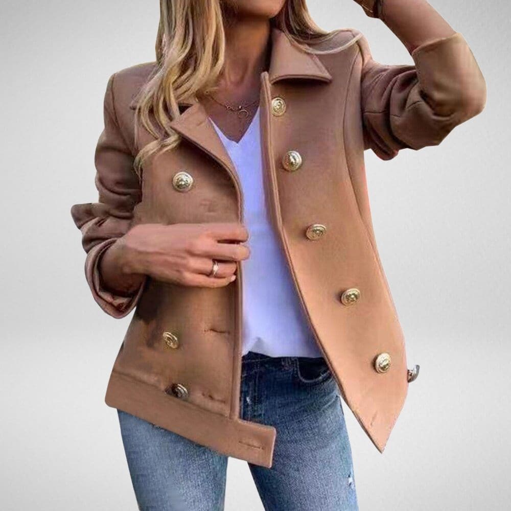 Laura - Chaqueta de diseño con botones dorados