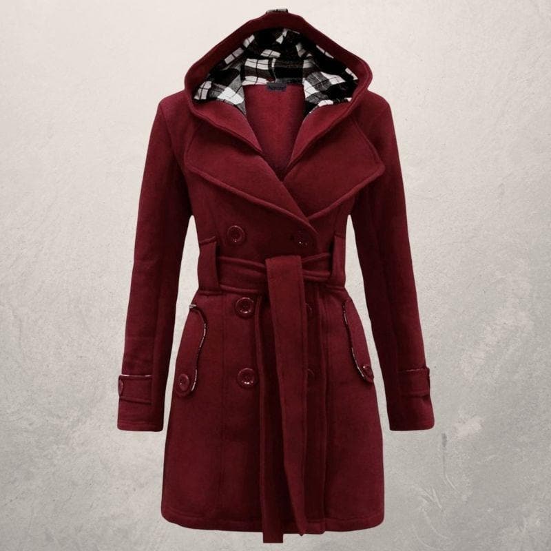 Amaya Coat | Abrigo de invierno con capucha para mujer