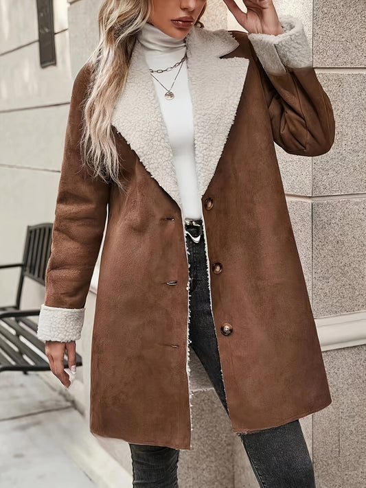 Colette - Chaqueta aislante con forro de sherpa