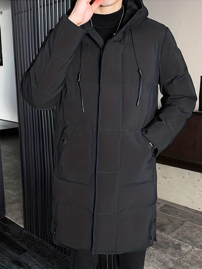 Chaqueta de invierno con capucha para hombre | Ideal para otoño/invierno