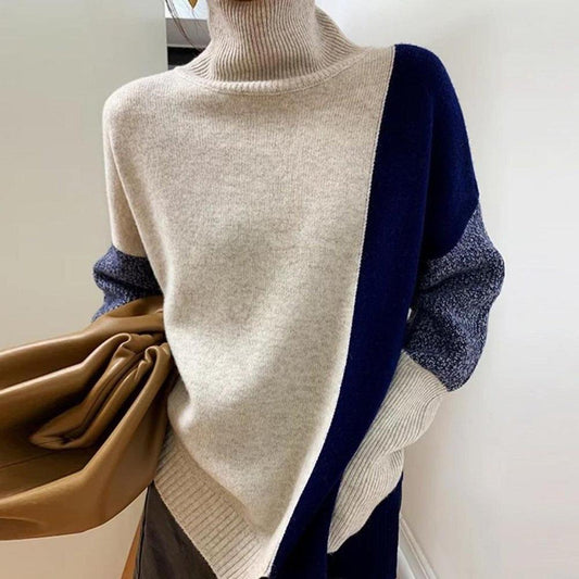 Larana - Elegante jersey de cuello alto para mujer