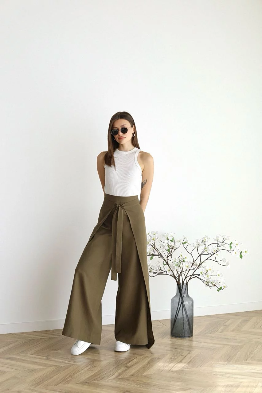 Acantha - Elegantes pantalones anchos para mujer