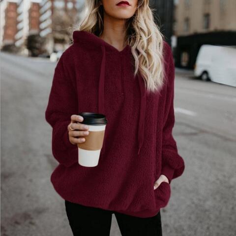 Lana | Sudadera con capucha cálida y mullida para mujer