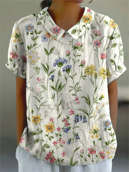 CM | Blusa de mujer con estampado floral