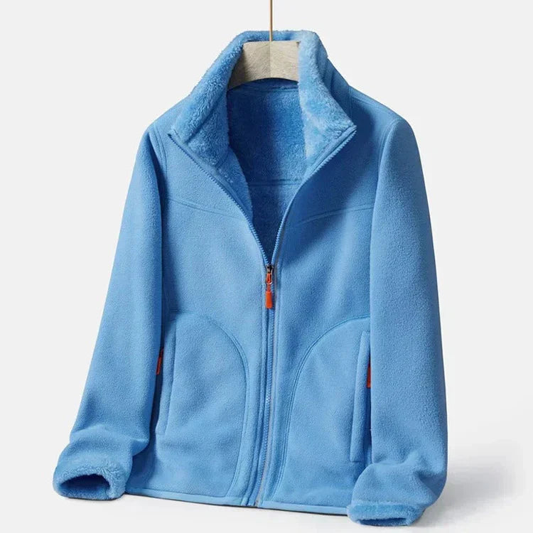 Fleeka | Chaqueta polar de doble botonadura para mujer