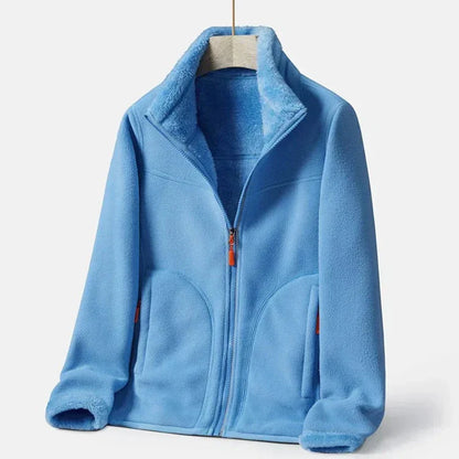 Fleeka | Chaqueta polar de doble botonadura para mujer