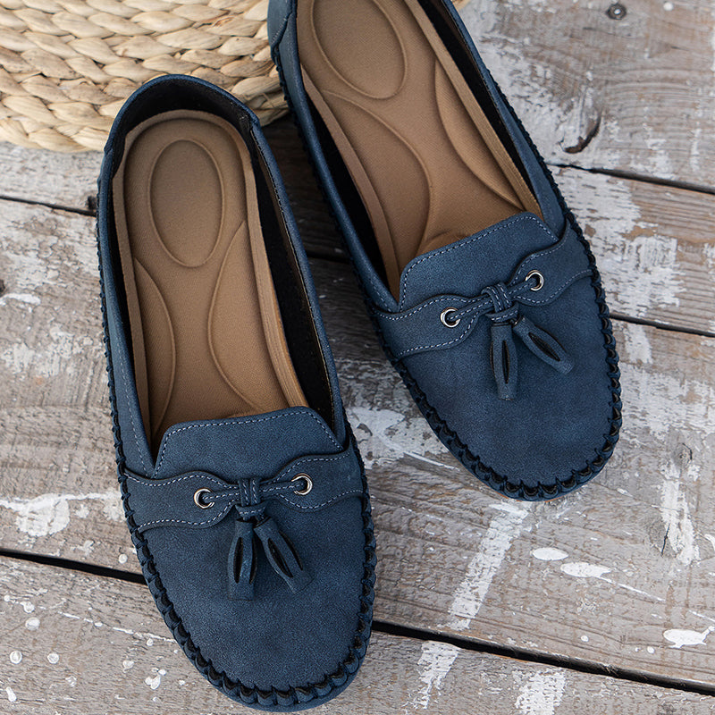Damskie Mokasyny Moccasin Z Frędzlami