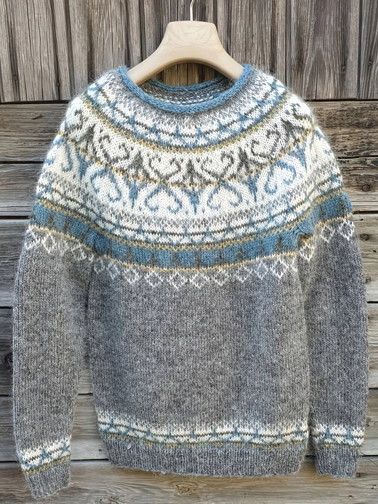 Luxe™ | Elegante y cálido jersey nórdico para el invierno