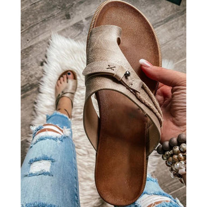 Hilda® | Sandalias de mujer con lazos entre los dedos