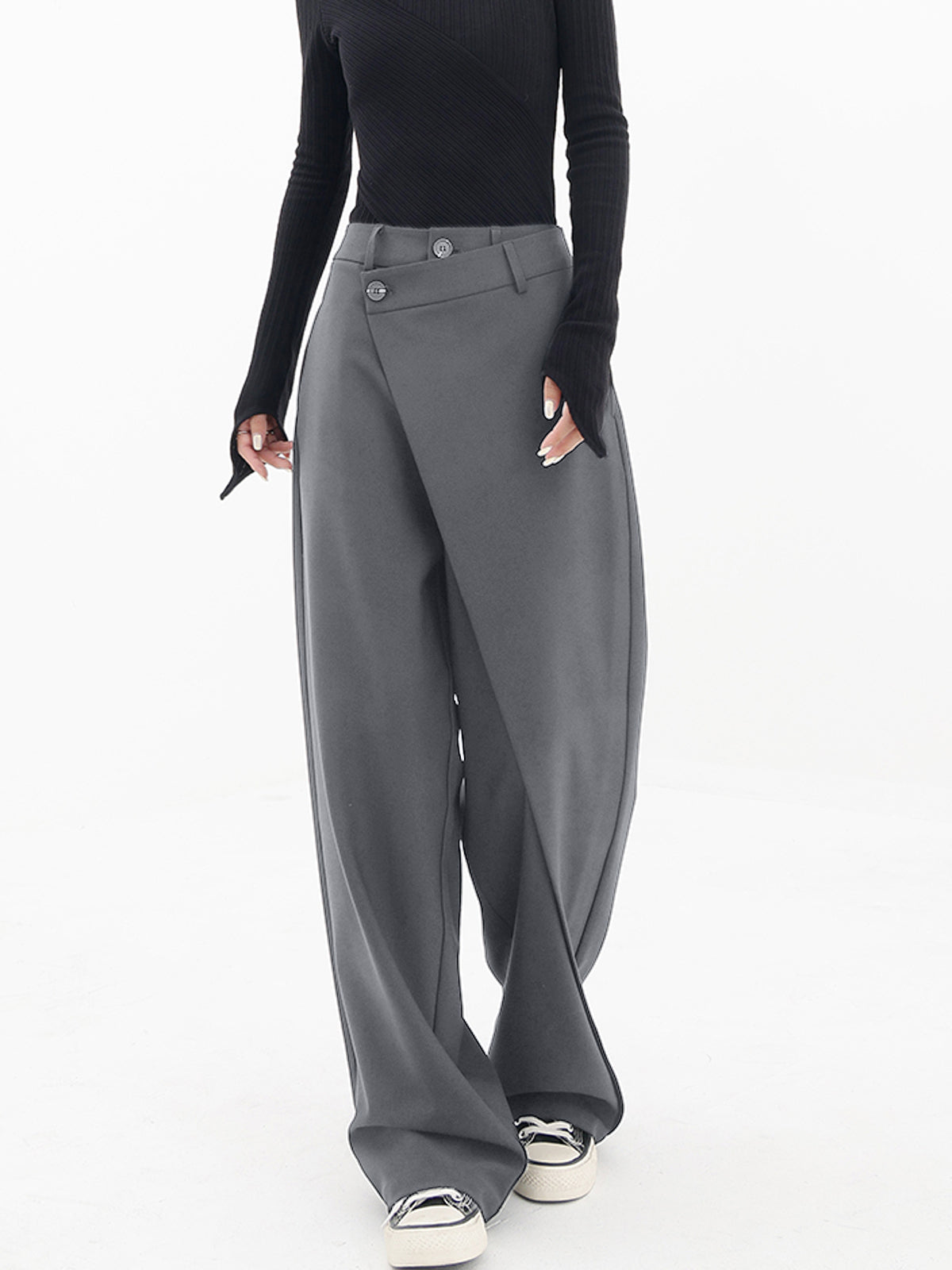 Sophia | Pantalones asimétricos | Elegancia moderna | Tejido de lujo