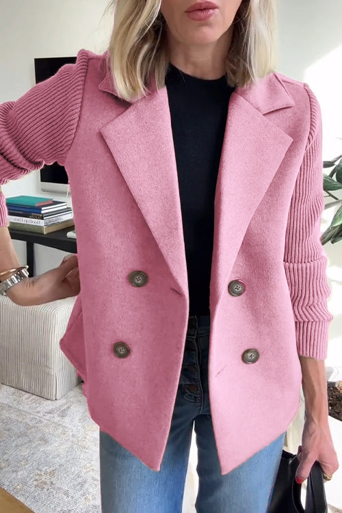 Elvora™ | Blazer elegante con mangas de contraste