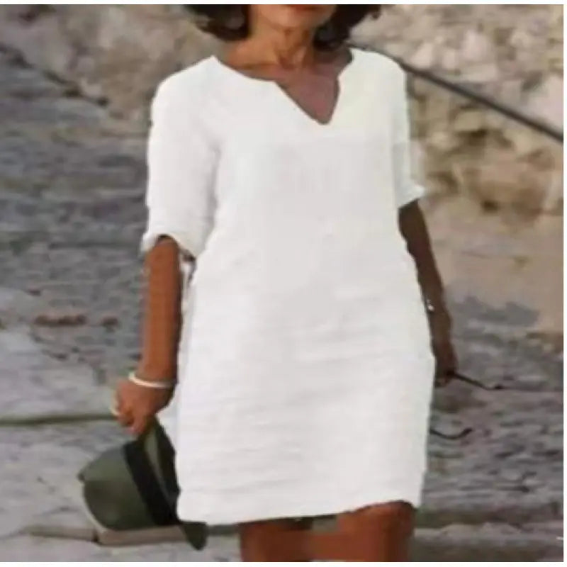 Vestidos con cuello en V para mujer