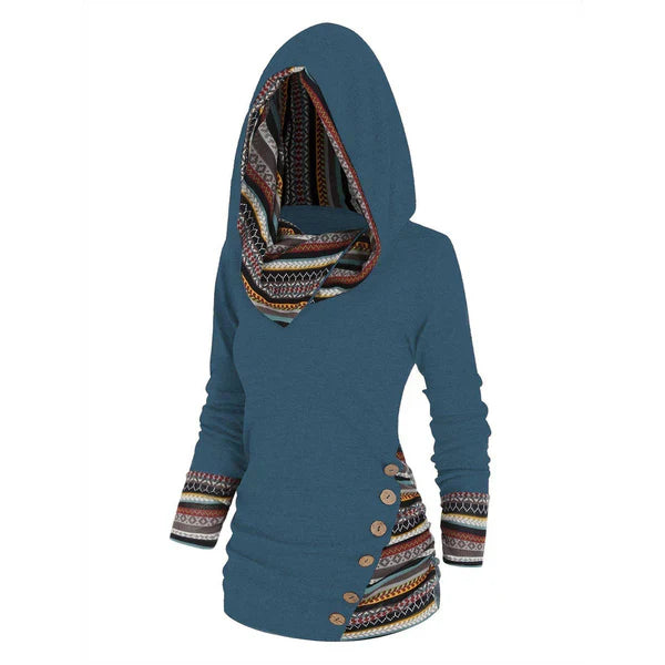 Saymera | Sudadera casual tribal con capucha