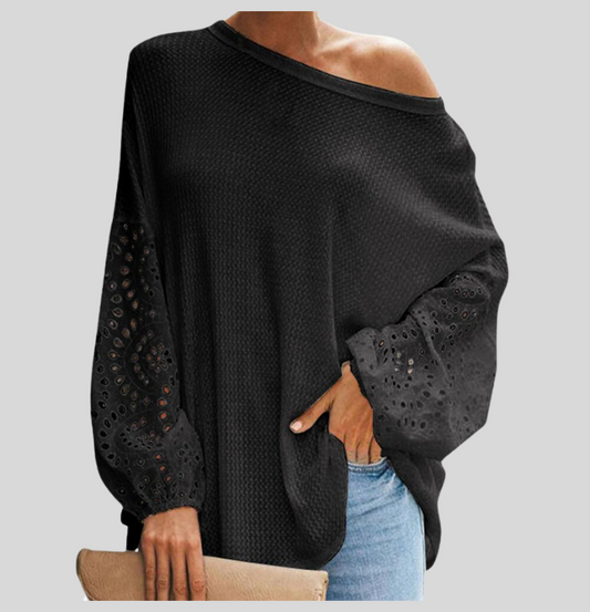 Blusa sin hombros para mujer
