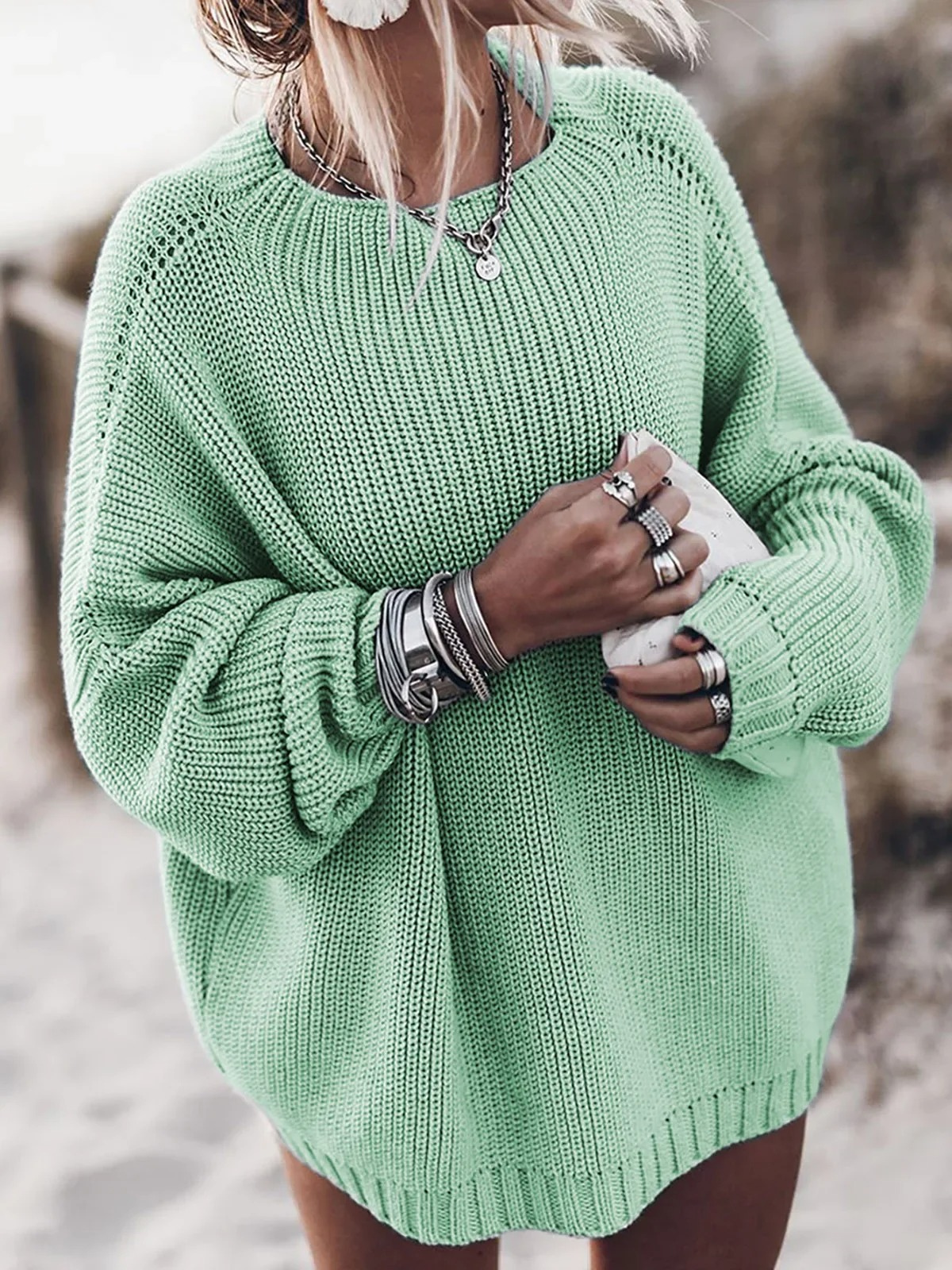 Ninon | Jersey oversize de punto grueso y cómodo