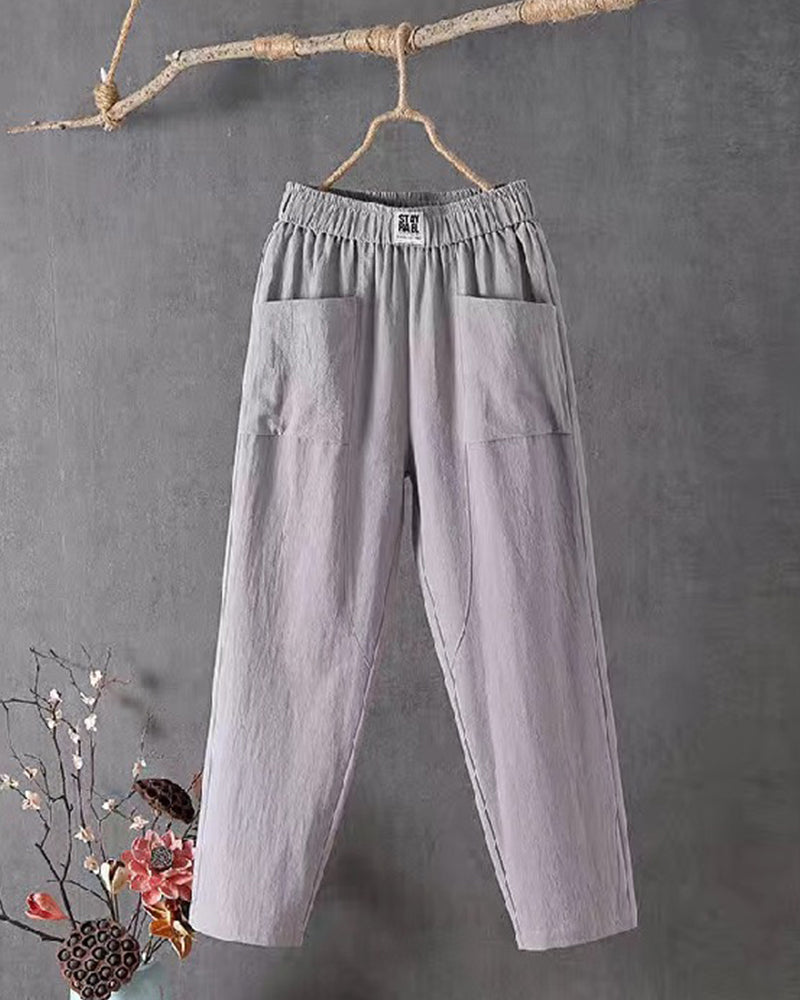 Pantalones sueltos para mujer