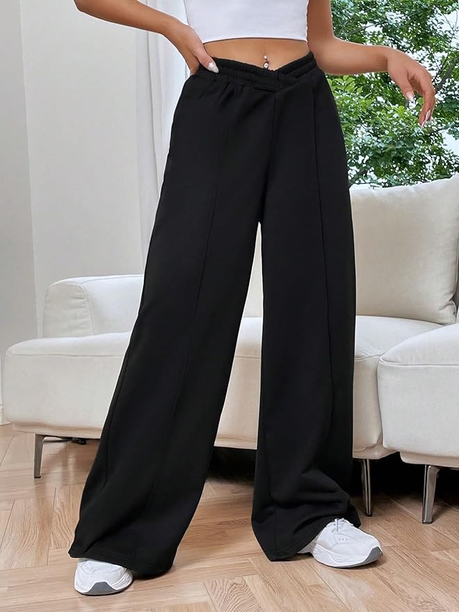 Pantalones de pata ancha para mujer