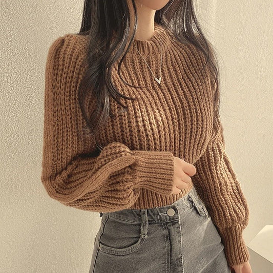 Jersey Uldina | Casual Cropped Sweater