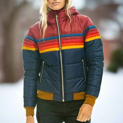 Eira - Cálida chaqueta retro para el invierno