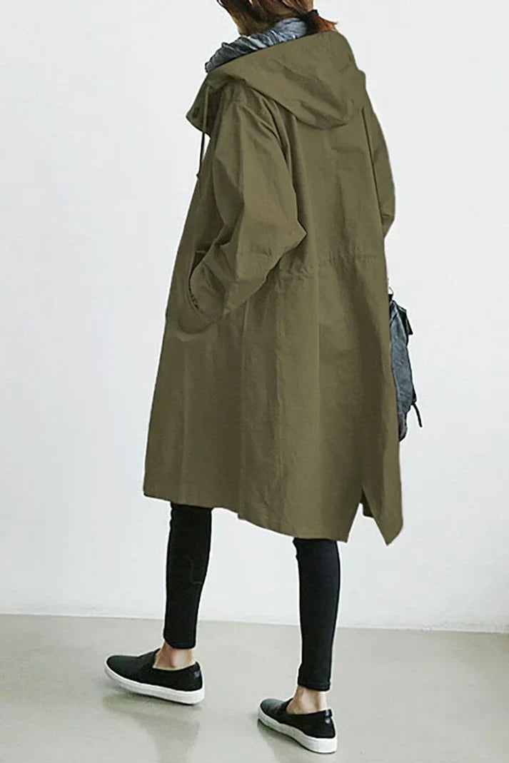 Helena | gabardina impermeable con capucha