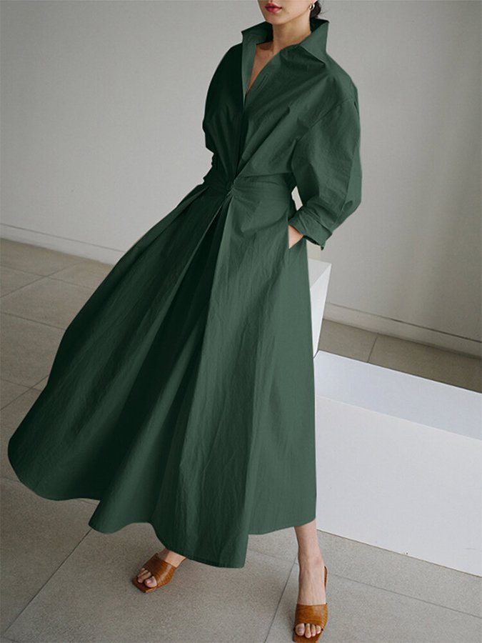 Vestido primaveral elegante y cómodo