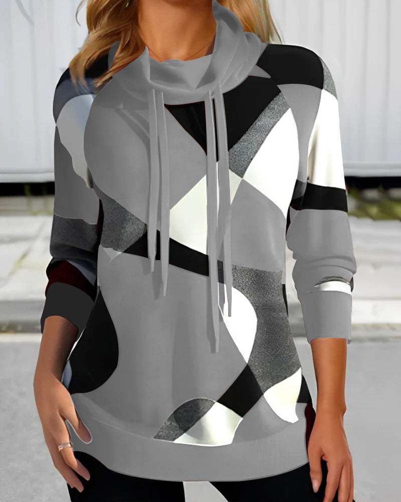 Top con bloques de color para mujer | Jinte