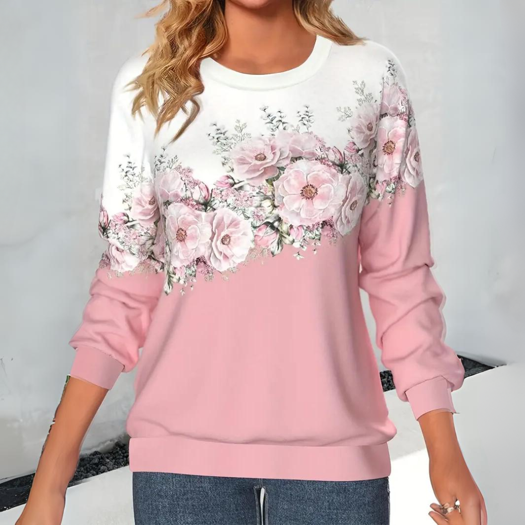 Tialda | Elegante jersey floral para mujer