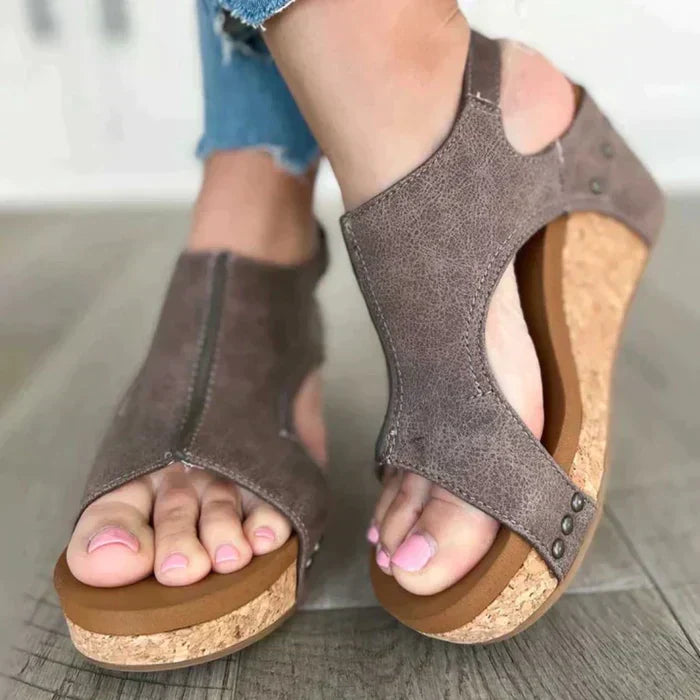 Maeve® | Sandalias elegantes y cómodas con tacón de cuña