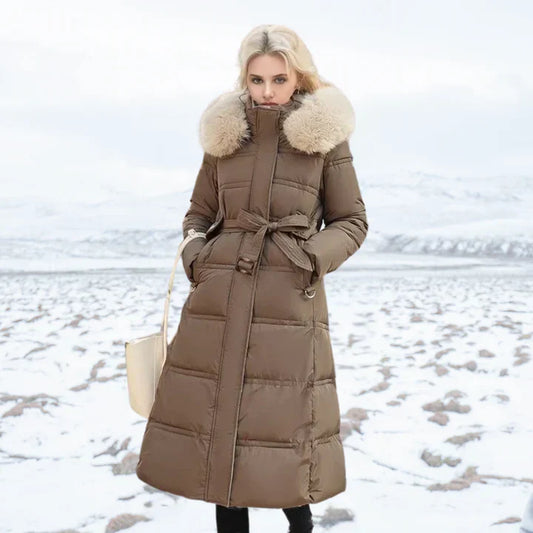 Lujosa chaqueta de invierno para mujer