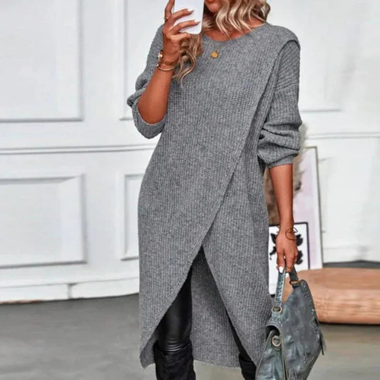 Vestido largo de mujer con estilo moderno y diseño cómodo para cualquier ocasión.