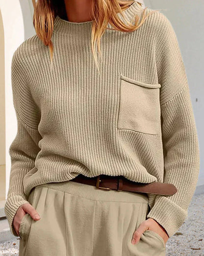 Miriam - Jersey de cuello redondo para mujer