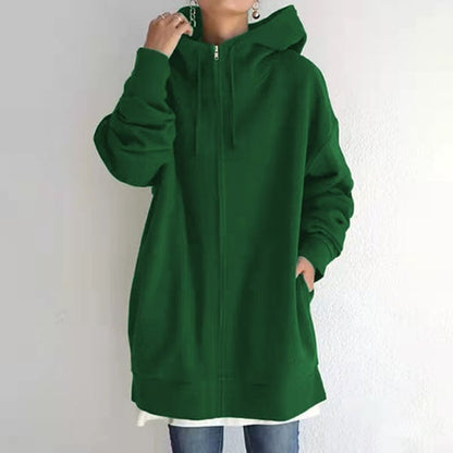 Sudadera con capucha y cremallera Alexia, Otoño/Invierno, Mujer