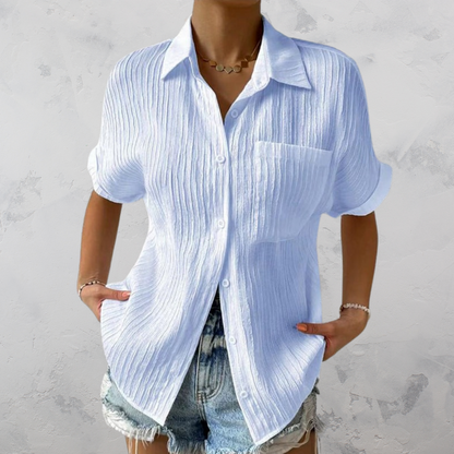 Fay | Blusa Casual Ligera con Cierre de Botones para Mujer