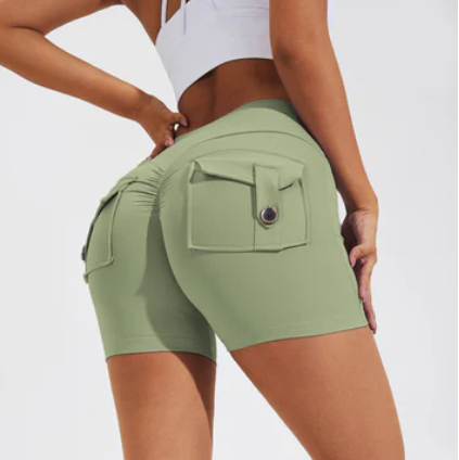 Pantalones cortos de cintura alta