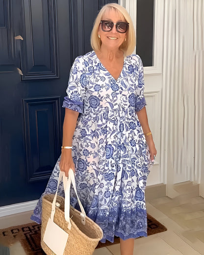 Elegante vestido floral