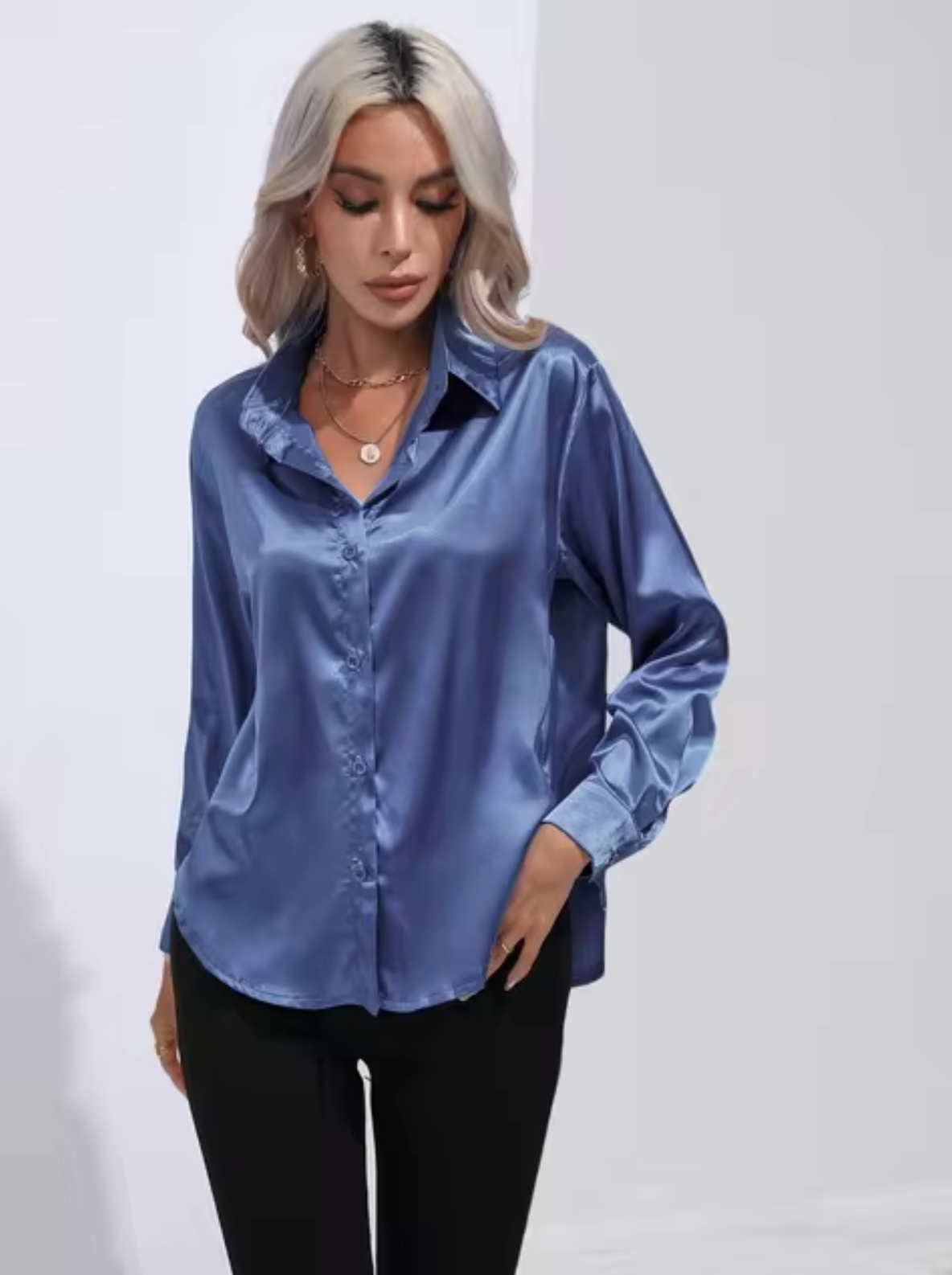 Eline | Blusa de lujo de manga larga