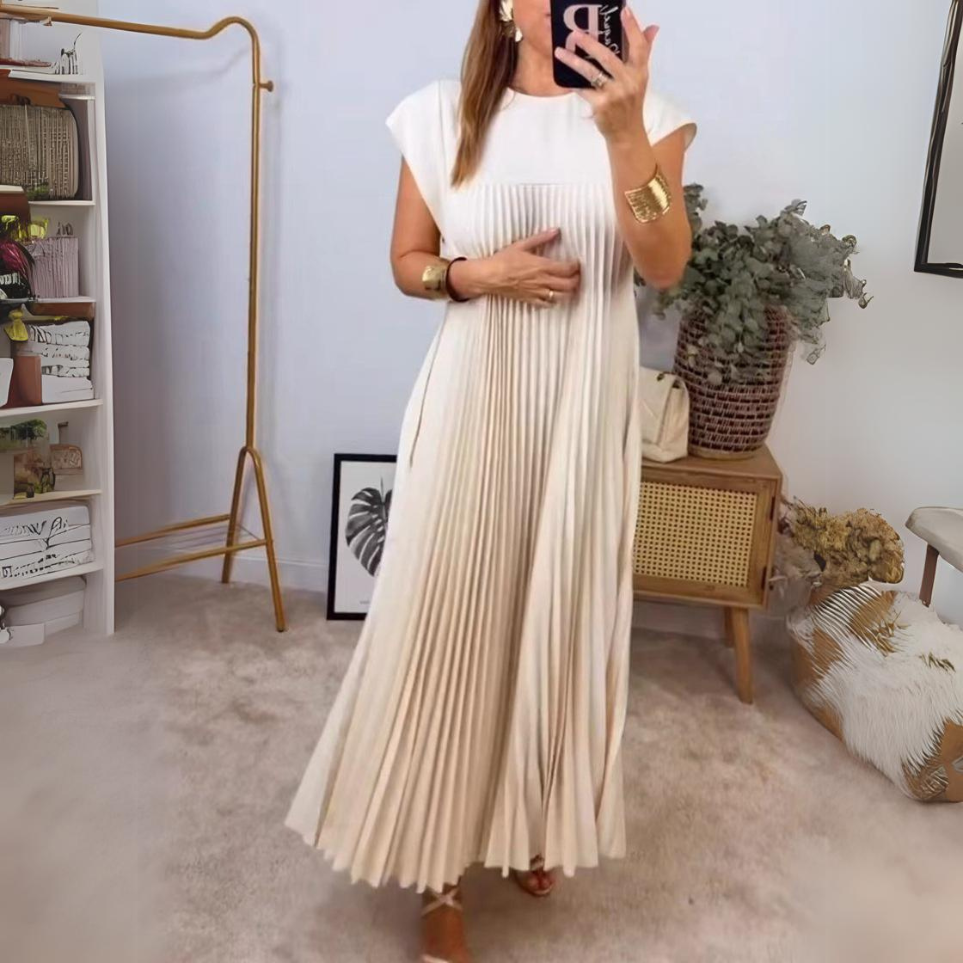 Vestido plisado ligero y elegante