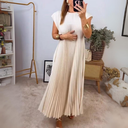Vestido plisado ligero y elegante