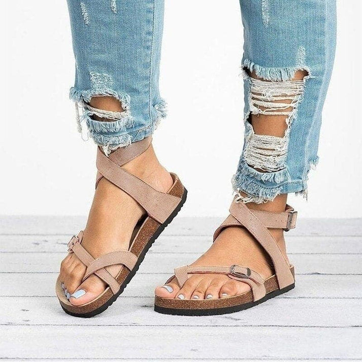Ursula® | Elegantes sandalias con tiras de piel