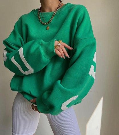Sudadera oversize de mujer