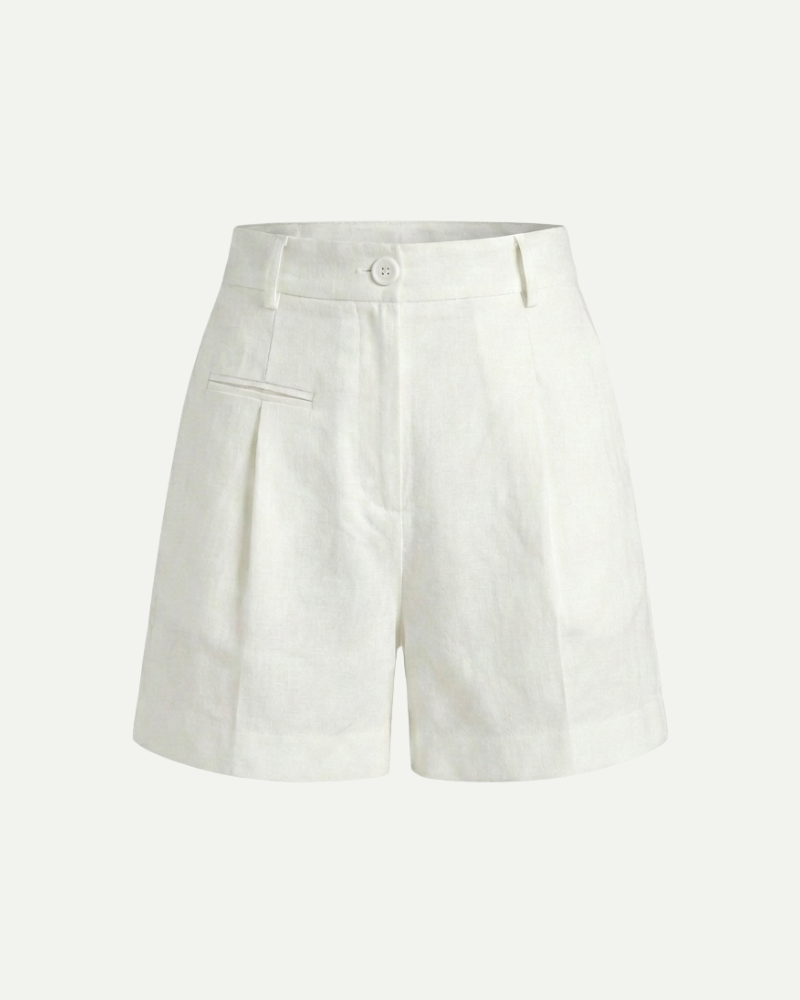 Szorty Damskie Z Zakładkami