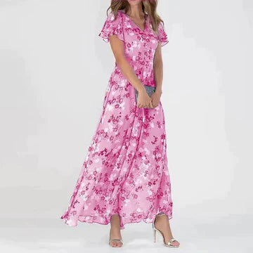 Josephine - Vestido largo de verano con estampado floral