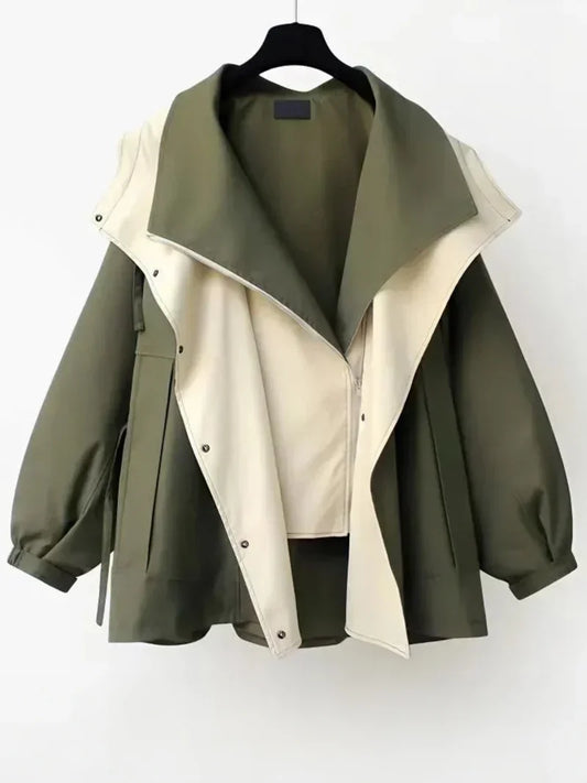 Lilian | elegante gabardina repelente al agua
