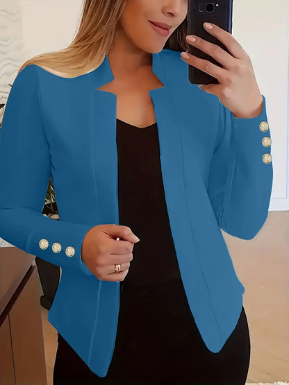 Emma | blazer de manga larga con parte delantera abierta para la primavera