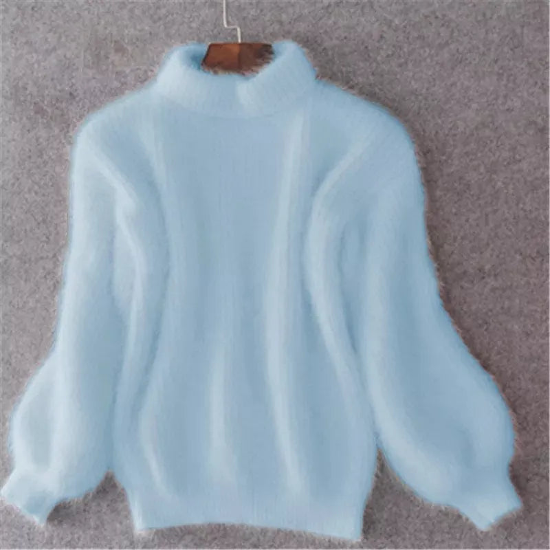 Paloma | Jersey de angora vintage holgado