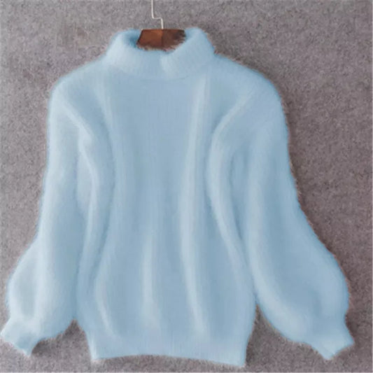 Paloma | Jersey de angora vintage holgado