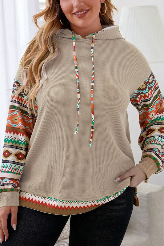Lennox | Sudadera con capucha de manga azteca para mujer