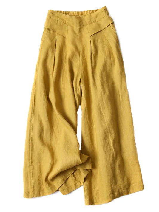 Pantalones anchos para mujer