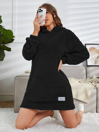 Diana - Sudadera con capucha Teddy para mujer